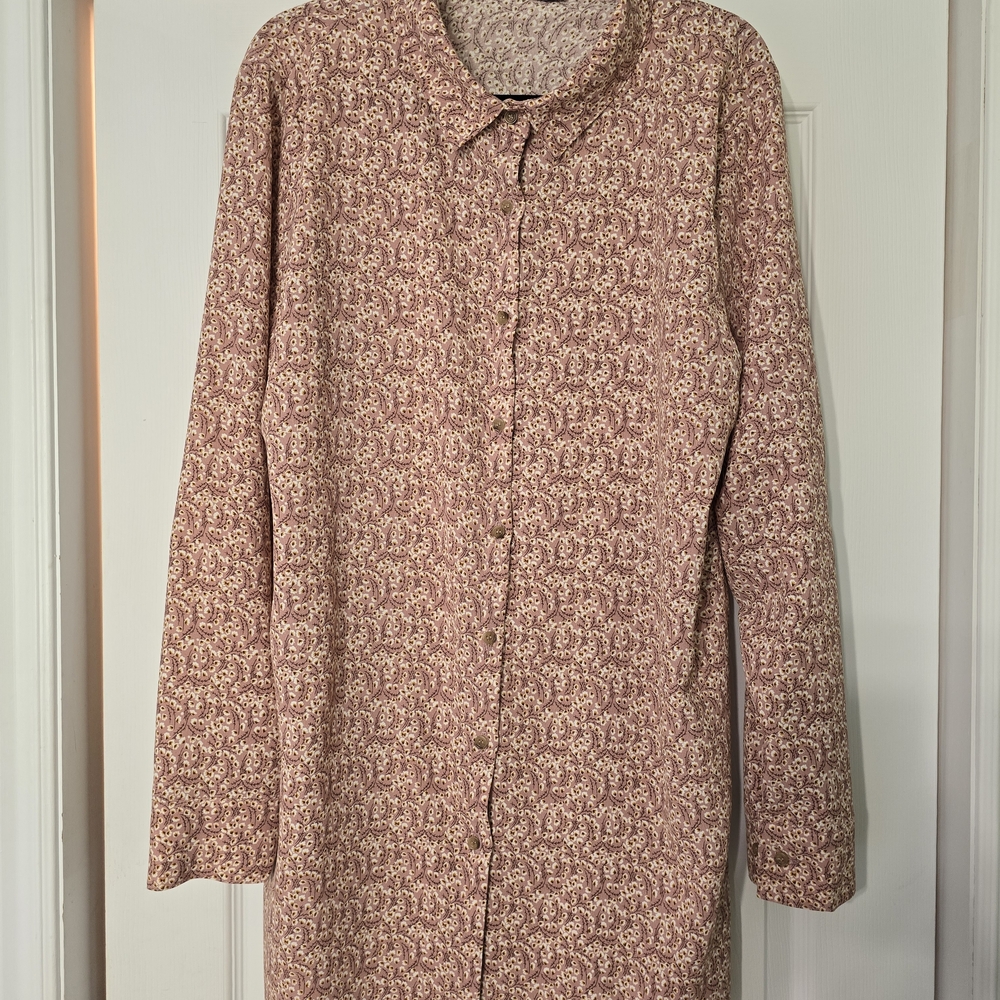 Lounge Pink Floral Shirt Dress